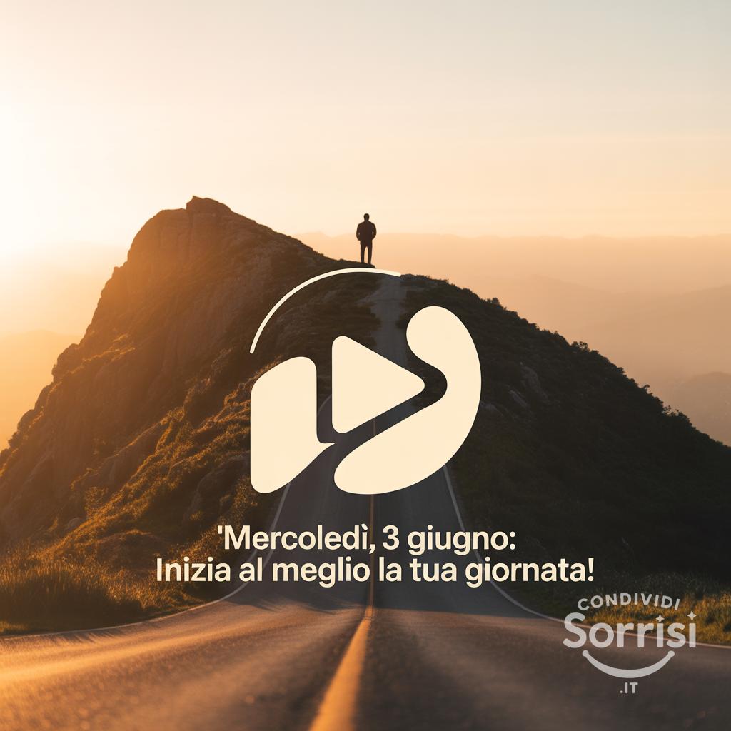 Mercoledì, 3 Giugno: inizia al meglio la tua giornata!