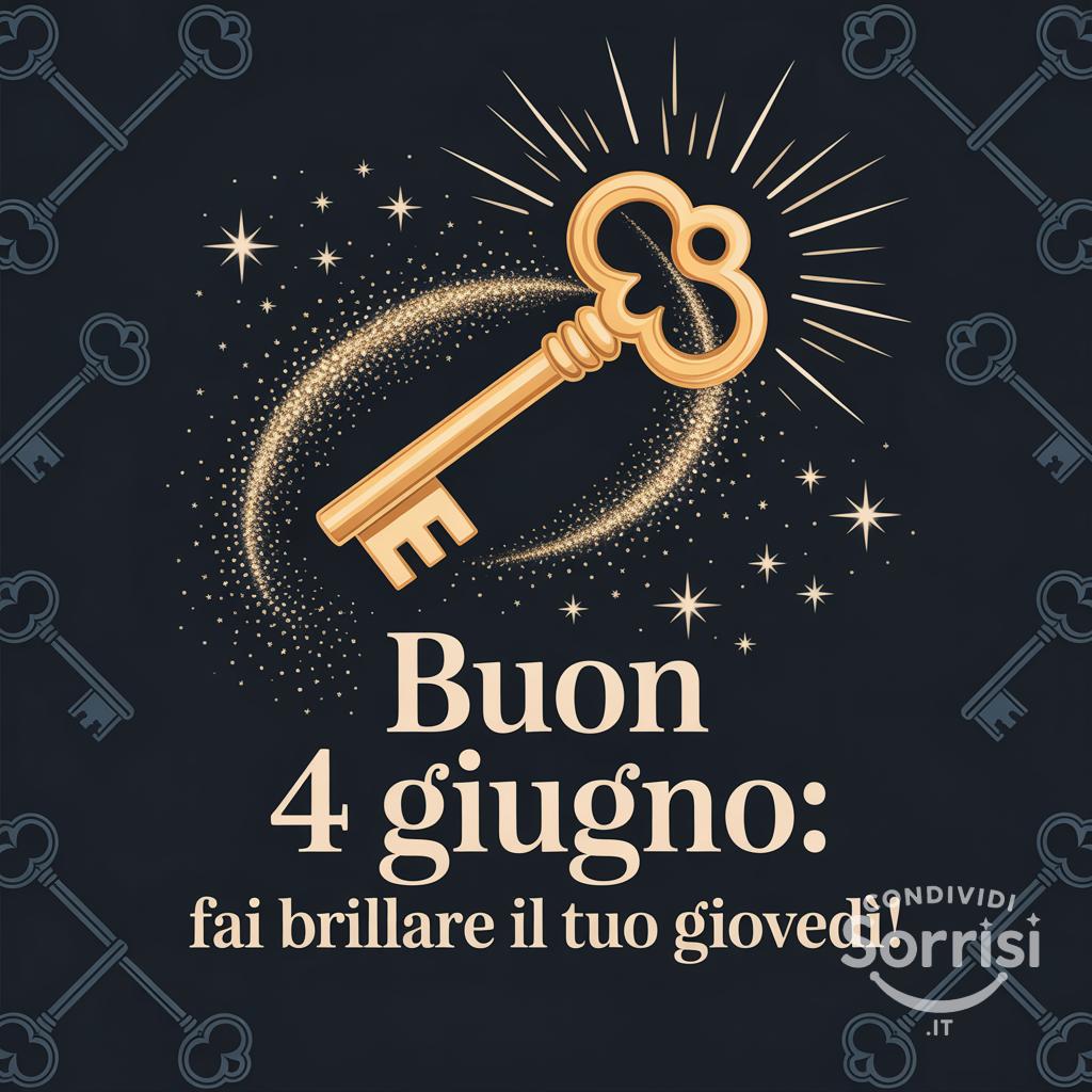 Buon 4 Giugno: fai brillare il tuo giovedì!