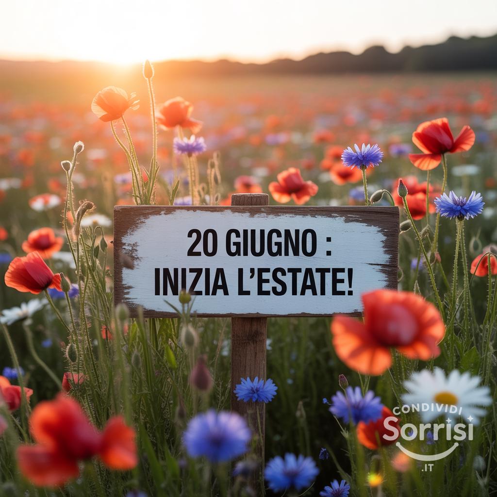 20 Giugno : Inizia l'Estate!
