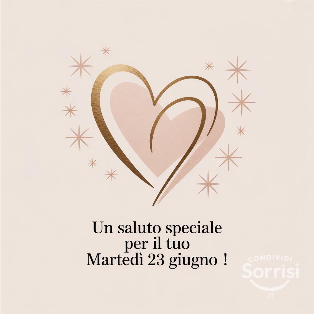 Un saluto speciale per il tuo martedì 23 giugno !