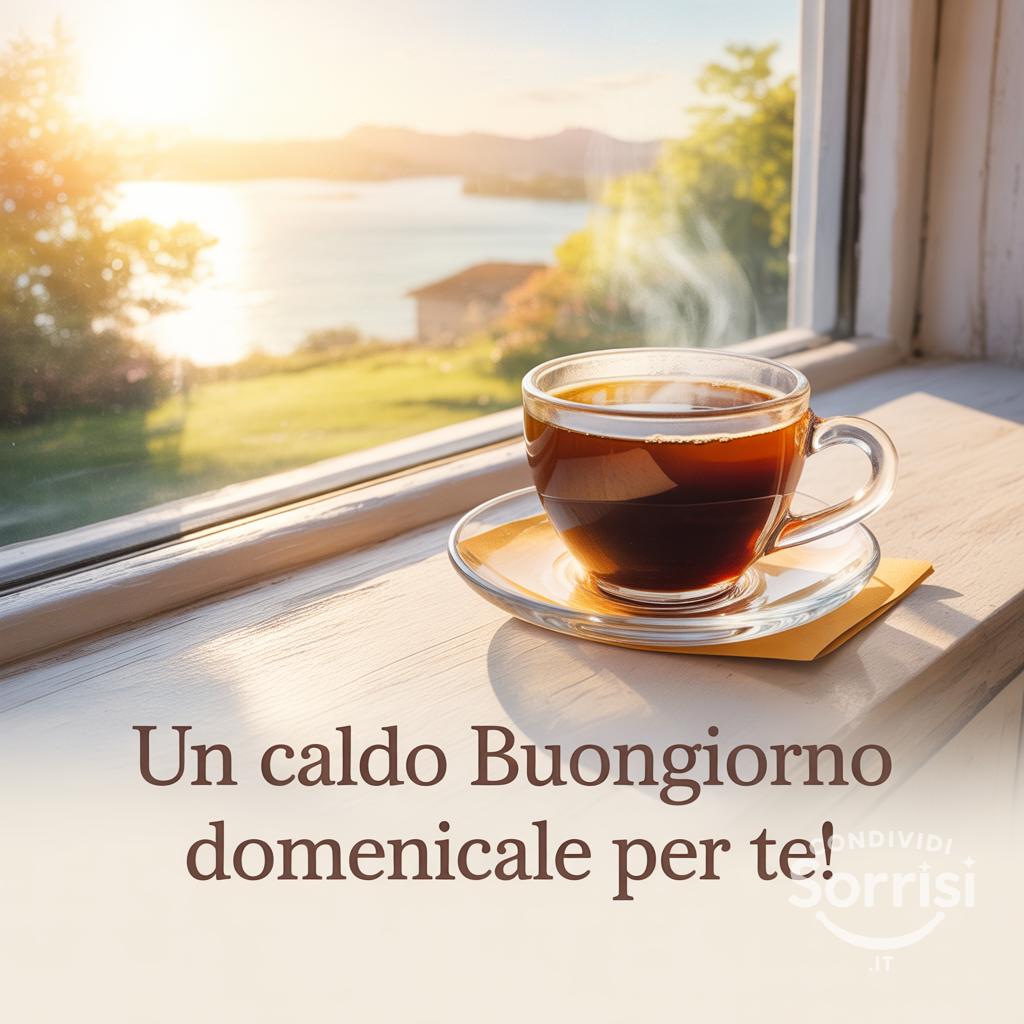 Un caldo buongiorno domenicale per te!