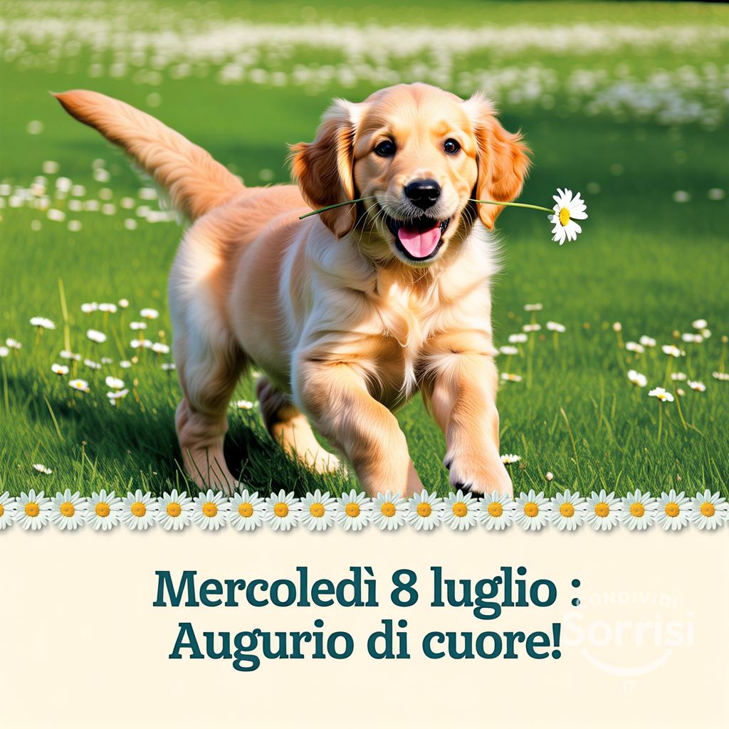 Mercoledì 8 Luglio : augurio di cuore!