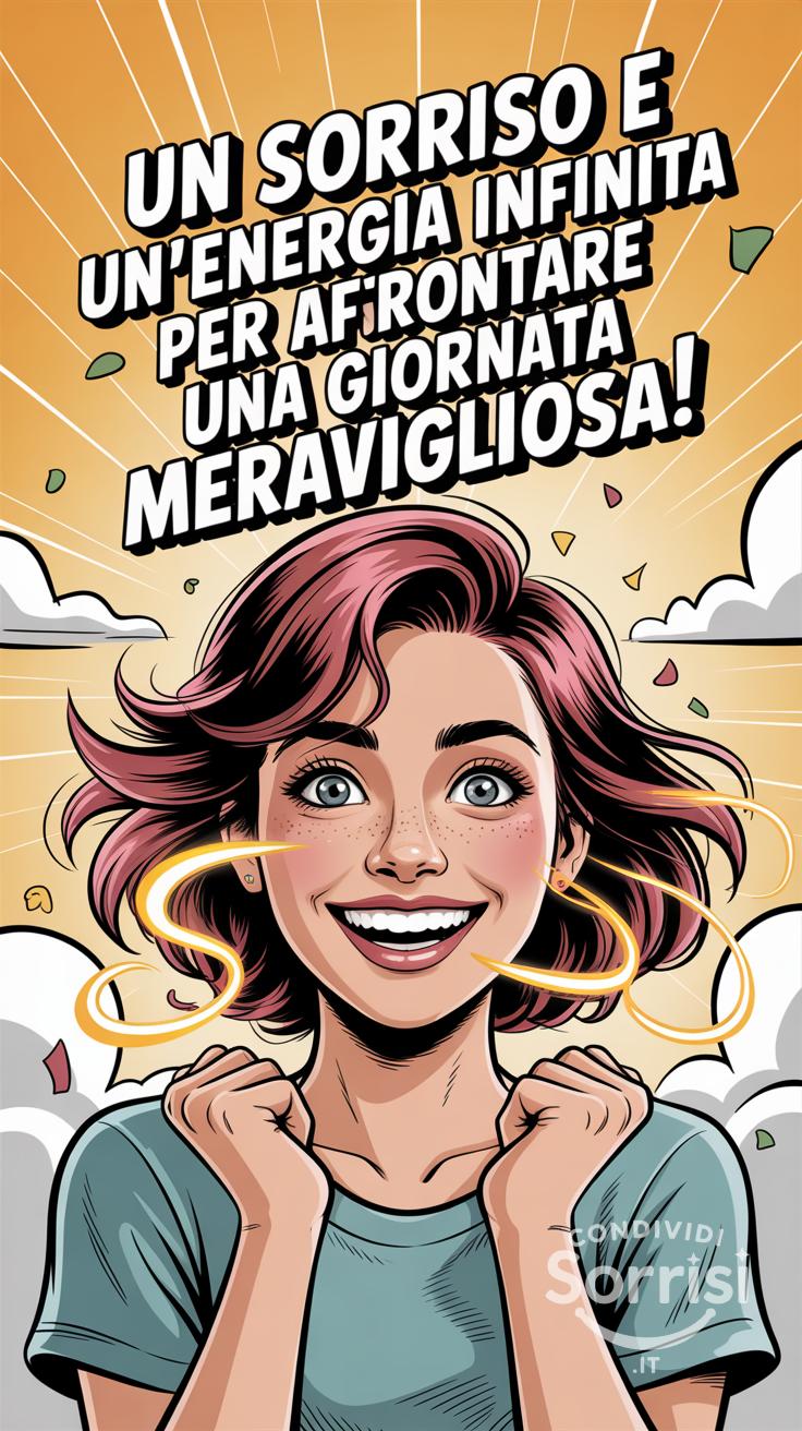 Sorridi e carica le batterie: inizia la giornata con energia!