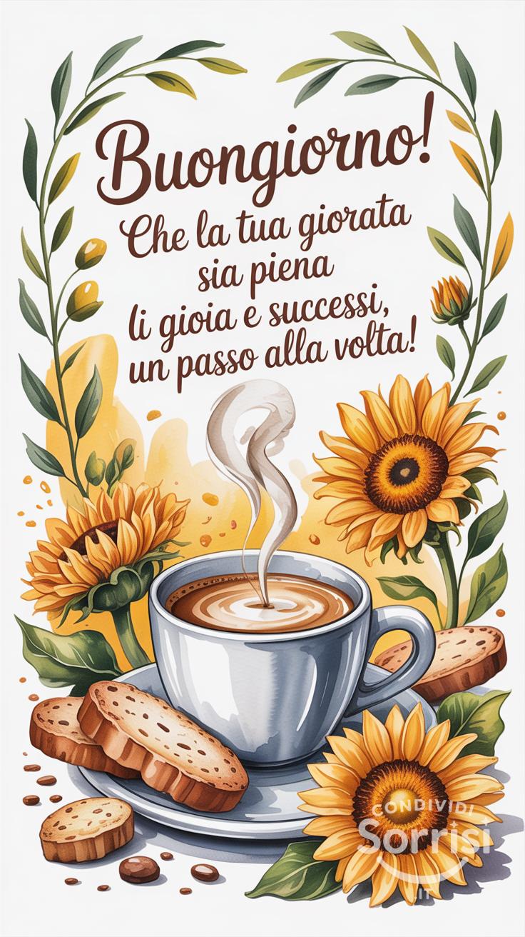 Buongiorno! Inizia la giornata con positività